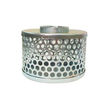 Apache 2" FNPT Plated Steel Round Hole Strainer 70000504